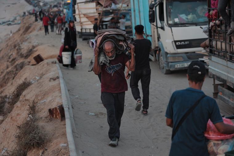 نزوح في غزة خلال حرب الابادة