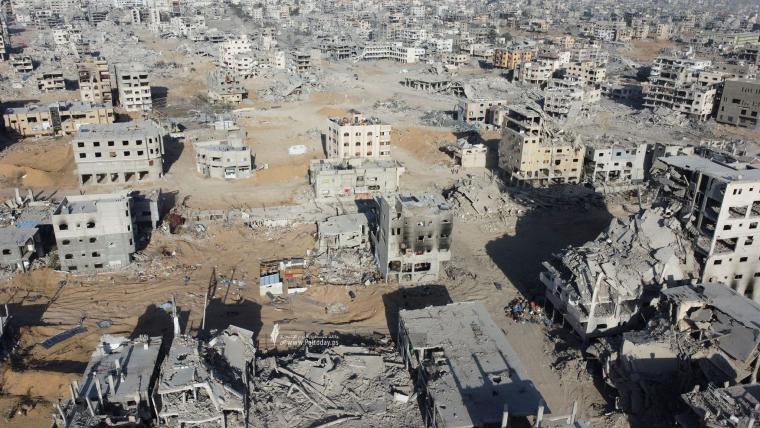 صور جوية تظهر الدمار في مدينة غزة (14)