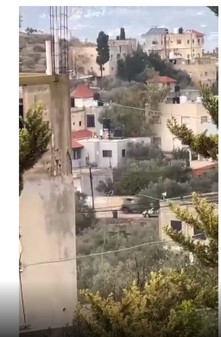 محاصرة منزل في بلدة مركة بجنين.PNG