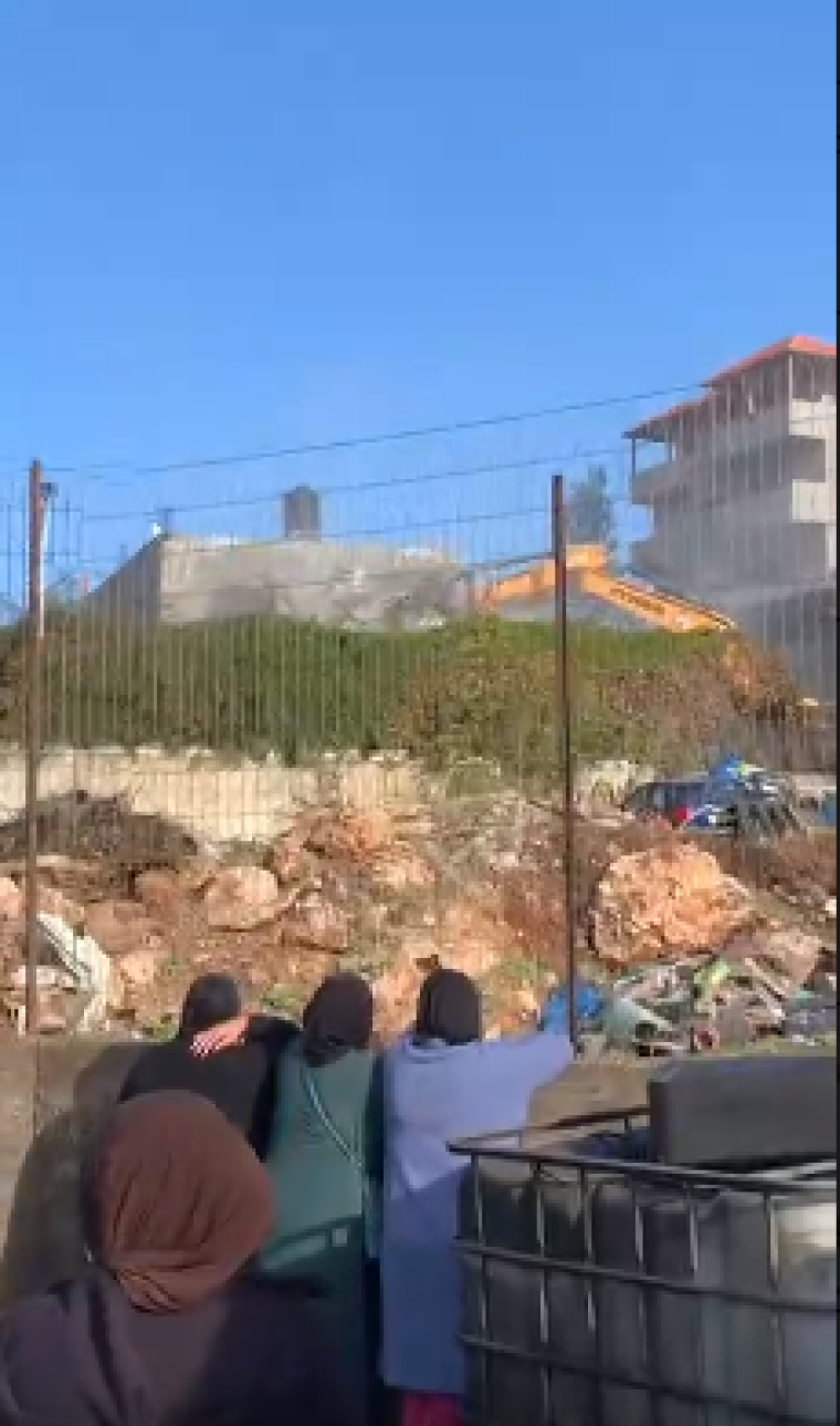 هدم منزل غرب رام الله.PNG