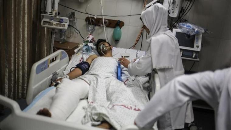 مصاب في غزة