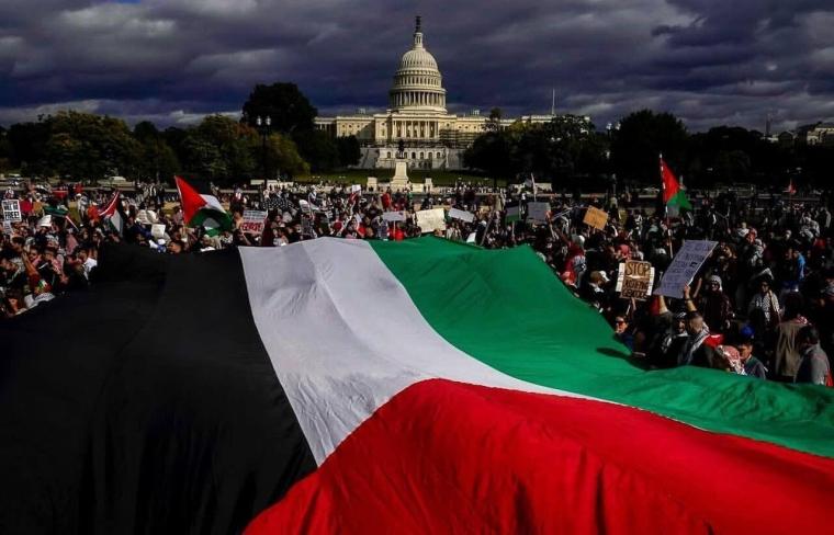مؤيدو فلسطين في أمريكا