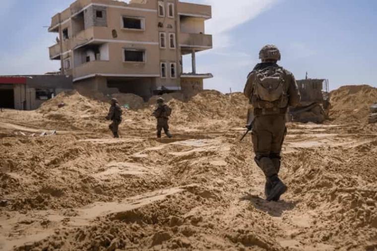 جنود من جيش الاحتلال الاسرائيلي داخل قطاع غزة