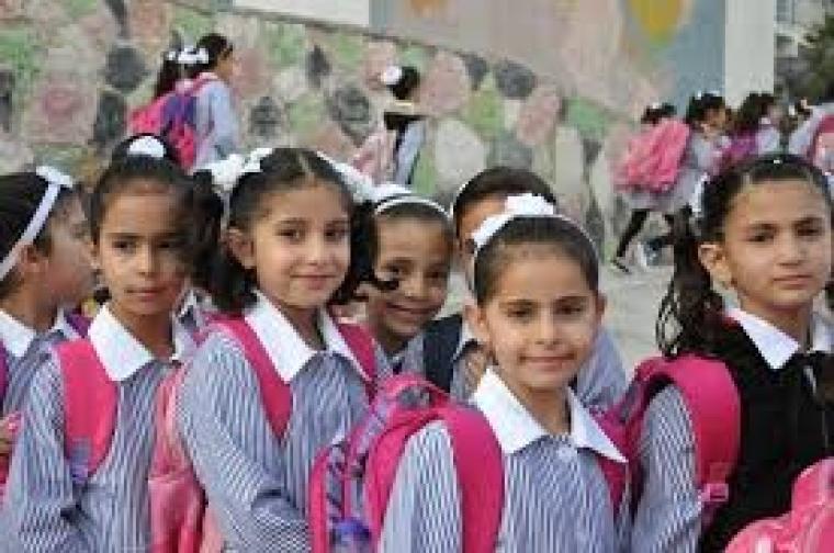 طلبة مدارس أونروا بالضفة