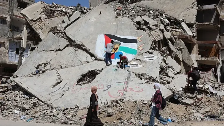 رسم علم فلسطين