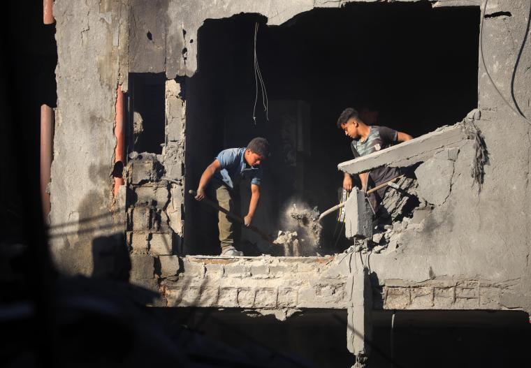 دمار في منازل المواطنين في غزة