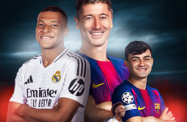 لاعبو ريال مدريد وبرشلونة