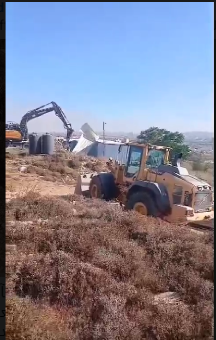 هدم تجمع الكعابنة شرق القدس.PNG