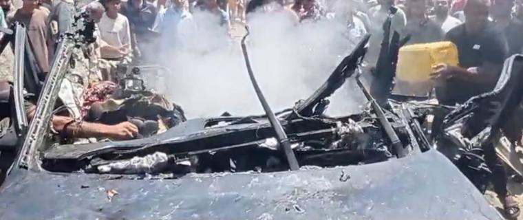 شهداء في غارة اسرائيلية على دير البلح