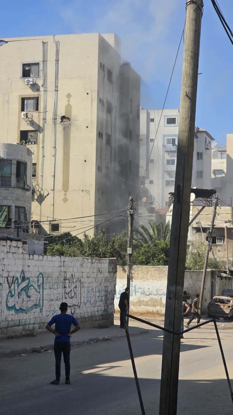 استهداف جمعية الشابات المسلمات في غزة