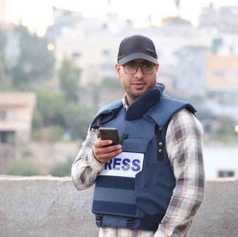 الصحفي مجاهد السعدي من مدينة جنين..jpeg