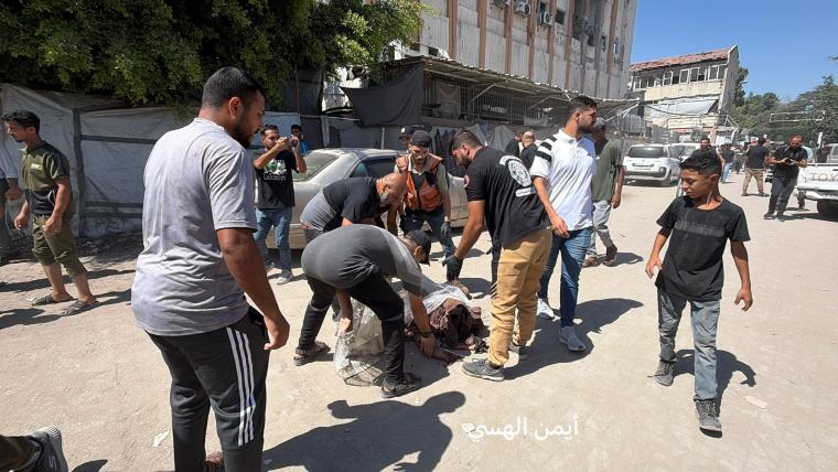 شهيد من مجزرة استهداف عناصر الشرطة في مدينة غزة