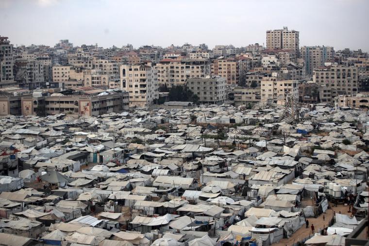 غزة خيام دمار قصف إعمار (8)