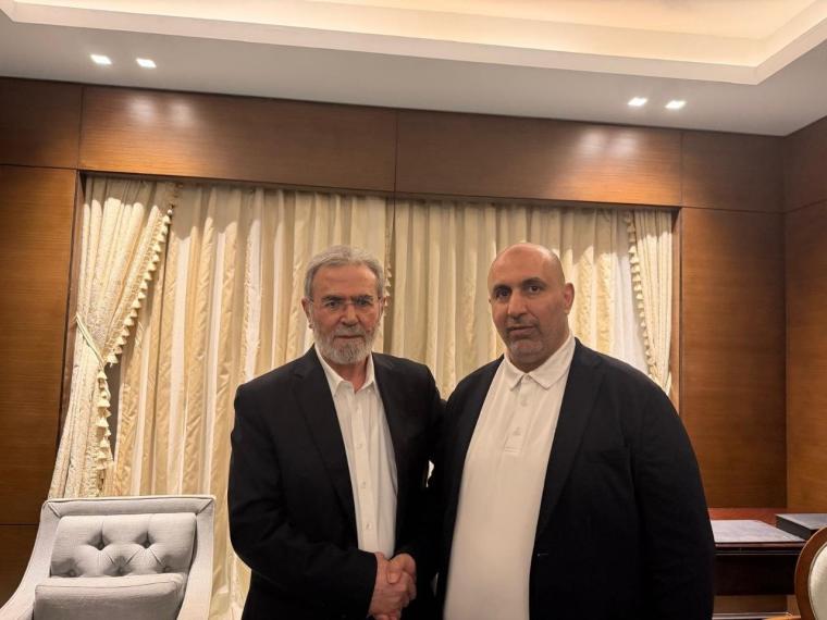 القائد النخالة برفقة القائد جبارين