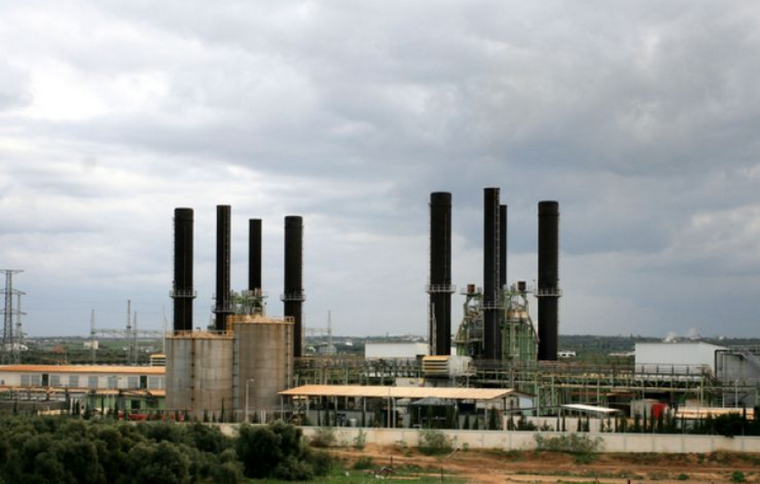محطة توليد الكهرباء في غزة