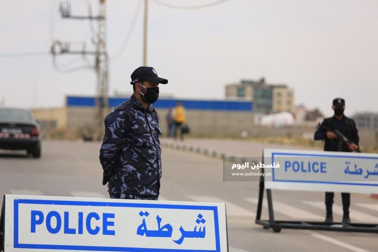 شرطة غزة  حواجز شرطة (5).JPG