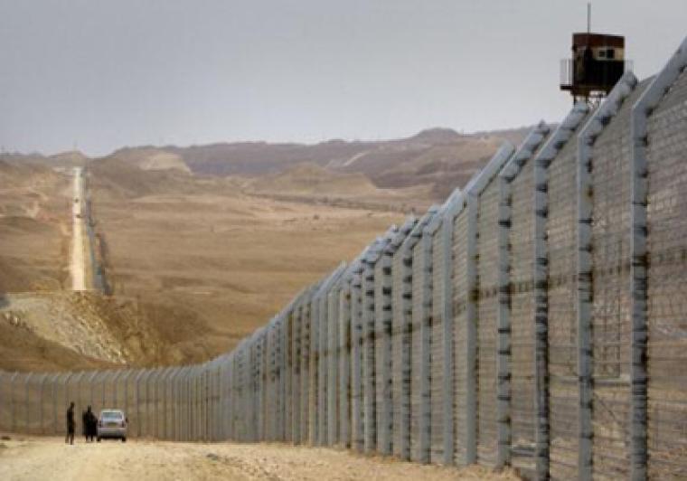 جانب من السياج الإسرائيلي الحدودي مع مصر