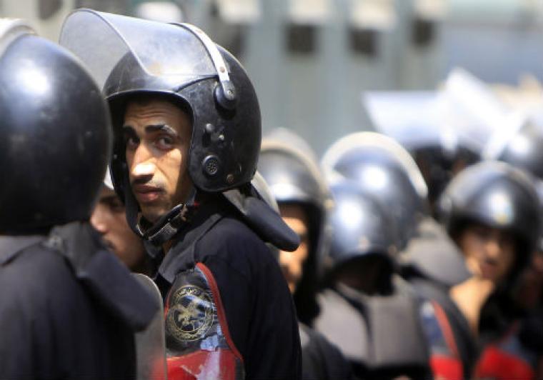 تظاهرة للشرطة المصرية