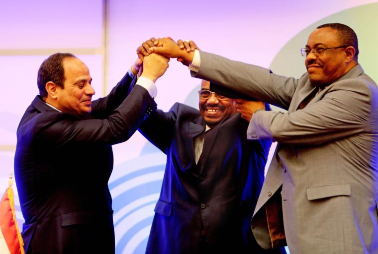 رؤساء مصر والسودان وأثيوبيا