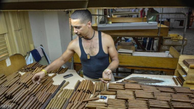 أحد مصانع السيجار في هافانا