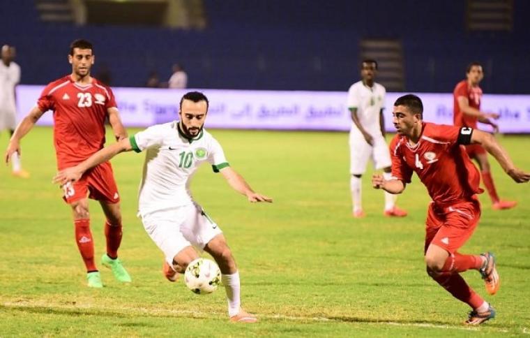 لقاء الذهاب بين السعودية وفلسطين