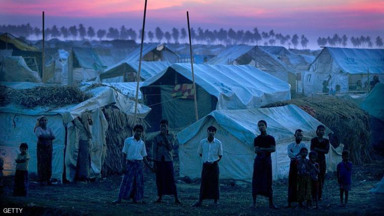 أفراد من أقلية الروهينغا المسلمة في ميانمار - أرشيفية