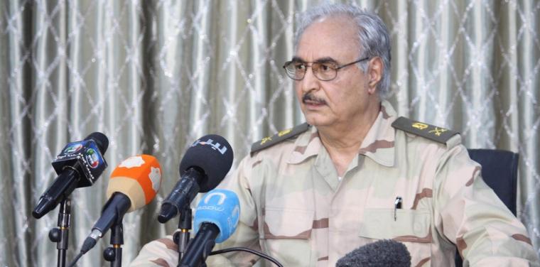الفريق أول الركن خليفة حفتر القائد العام للجيش الليبي