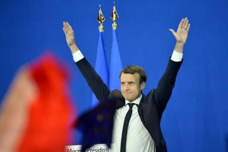 الرئيس الفرنسي المنتخب ايمانويل ماكرون