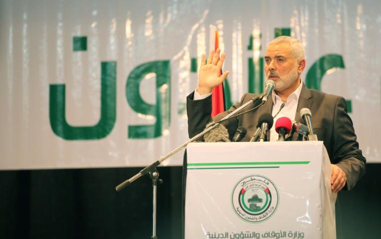 اسماعيل هنية رئيس المكتب السياسي لحركة حماس