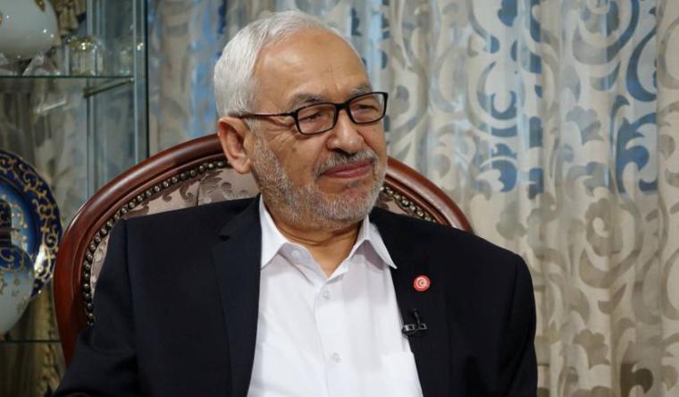راشد الغنوشي رئيس حزب النهضة التونسي