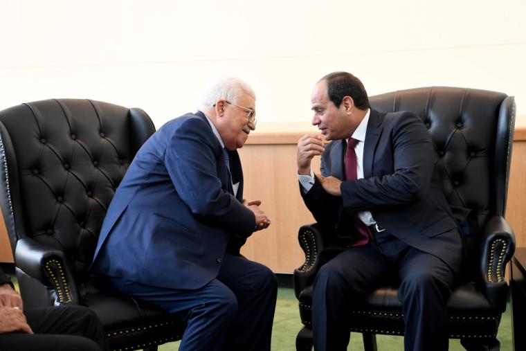 الرئيس عباس والرئيس السيسي