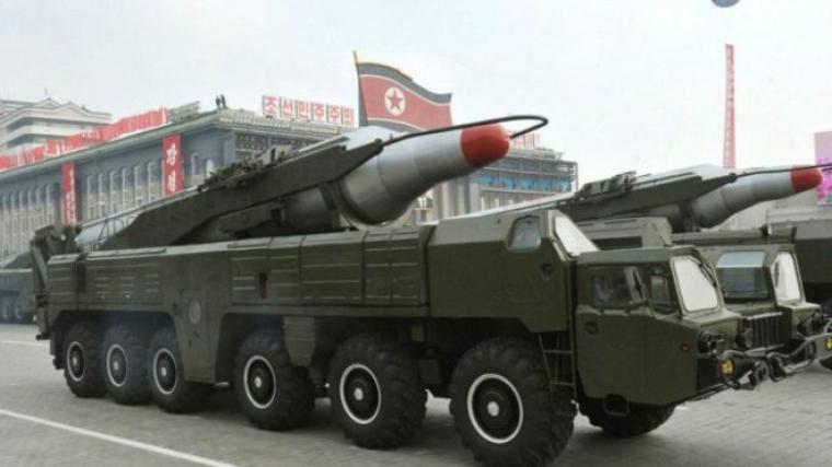 جانب من استعراض كوريا الشمالية لصواريخها الباليستية (ارشيف)