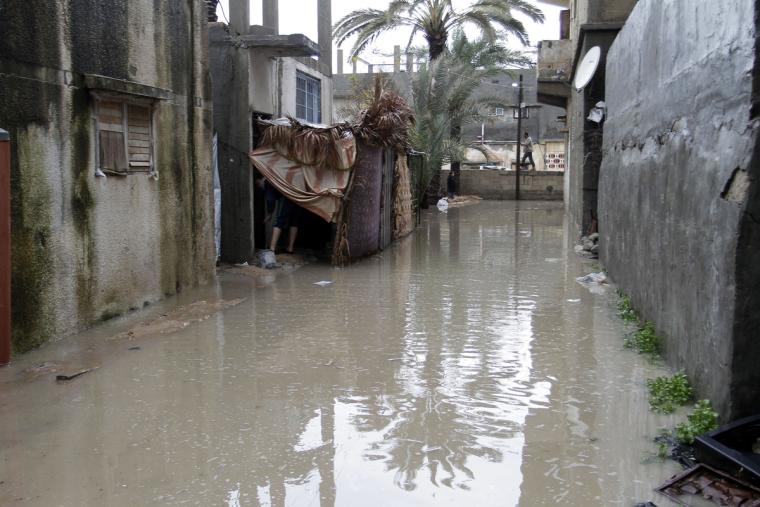 أمطار غزيرة في غزة