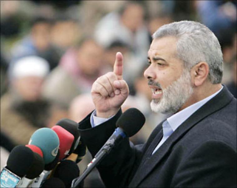 رئيس الحكومة الفلسطينية في غزة إسماعيل هنية