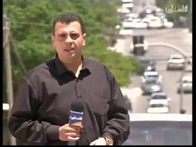 فؤاد جرادة مراسل تلفزيون فلسطين