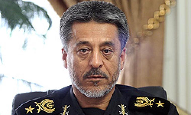 قائد سلاح البحر في الجيش الايراني الادميرال حبيب الله سياري