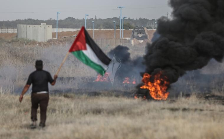 مواجهات على طول الحدود الشرقية لقطاع غزة
