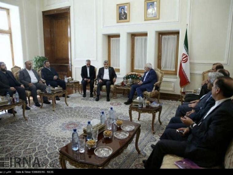 وفد حماس في طهران