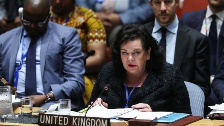 مندوبة بريطانيا الدائمة لدى الأمم المتحدة  السفيرة كارين بيرس