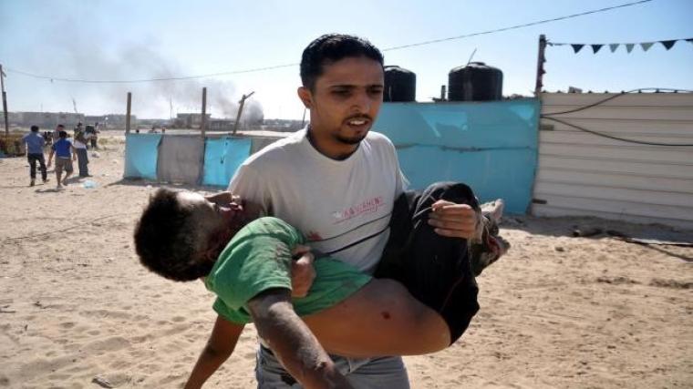 أطفال شاطئ غزة في 2014