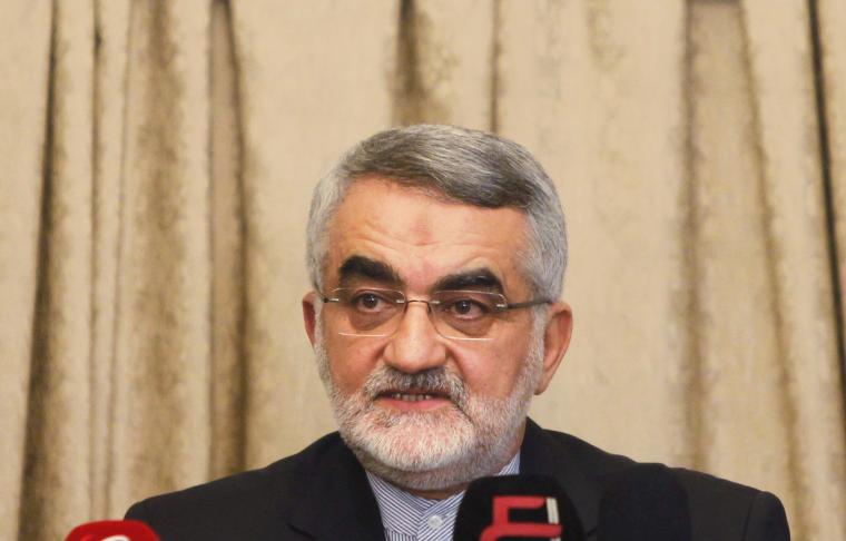 رئيس مجلس الشورى الإيراني، علاء الدين بروجردي