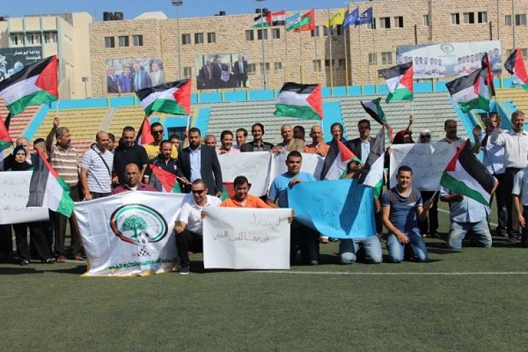 فعاليات رياضية دعما وإسنادا لتثبيت الملعب البيتي الفلسطيني (1)