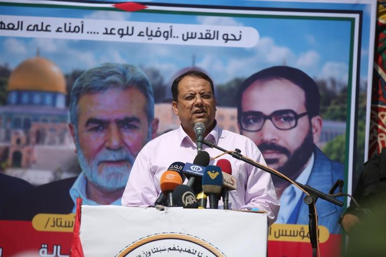 مؤتمر صحفي لحركة الجهاد الإسلامي للإعلان عن أمينها العام ‫(42205703)‬ ‫‬.JPG
