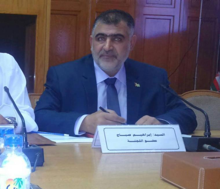 ابراهيم صباح عضو اللجنة الفنية الرياضية المعاونة لمجلس وزراء الشباب والرياضة العرب