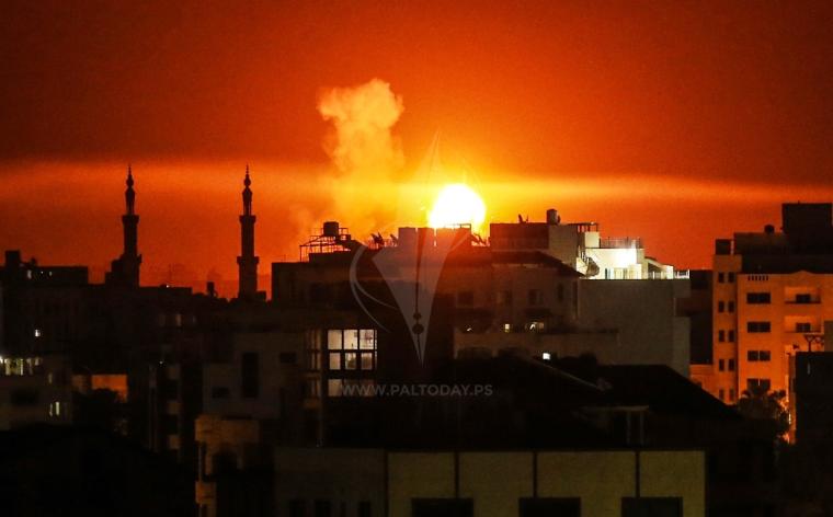 3 إصابات جراء غارة صهيونية استهدفت مجموعة مواطنين شرق غزة