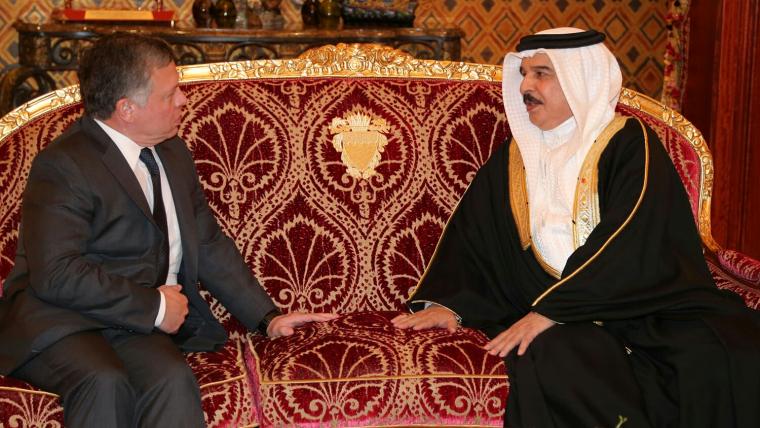 الملك الأردني عبد الله الثاني يلتقي نظيره ملك البحرين حمد بن عيسى آل خليفة