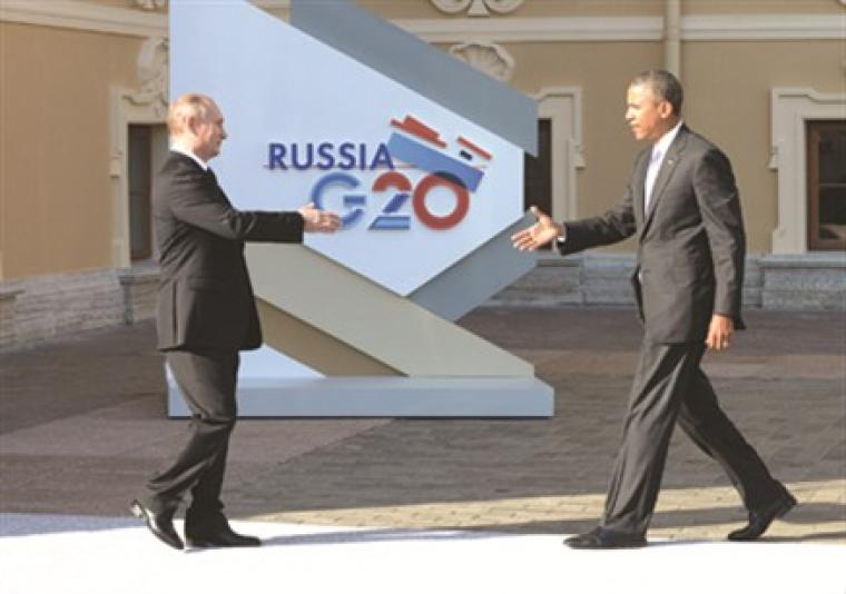 اوباما وبوتن في قمة دول العشرين