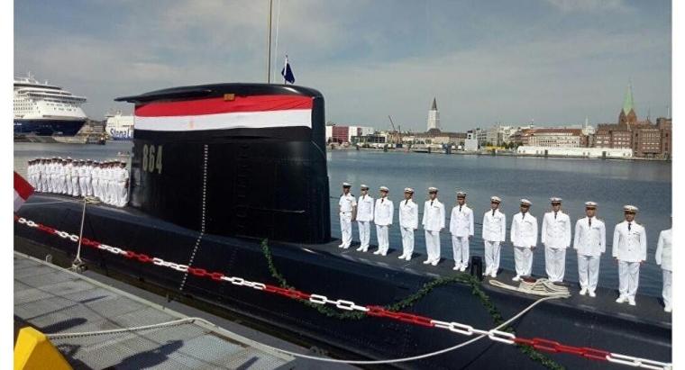 غواصة المانية تنضم للأسطول البحري المصري