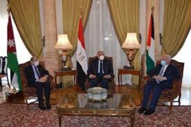 وزراء خارجية الاردن والسلطة ومصر