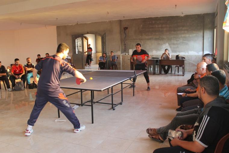  الرياضية العامة تنظم بطولة تنس طاولة في ذكرى غزوة بدر